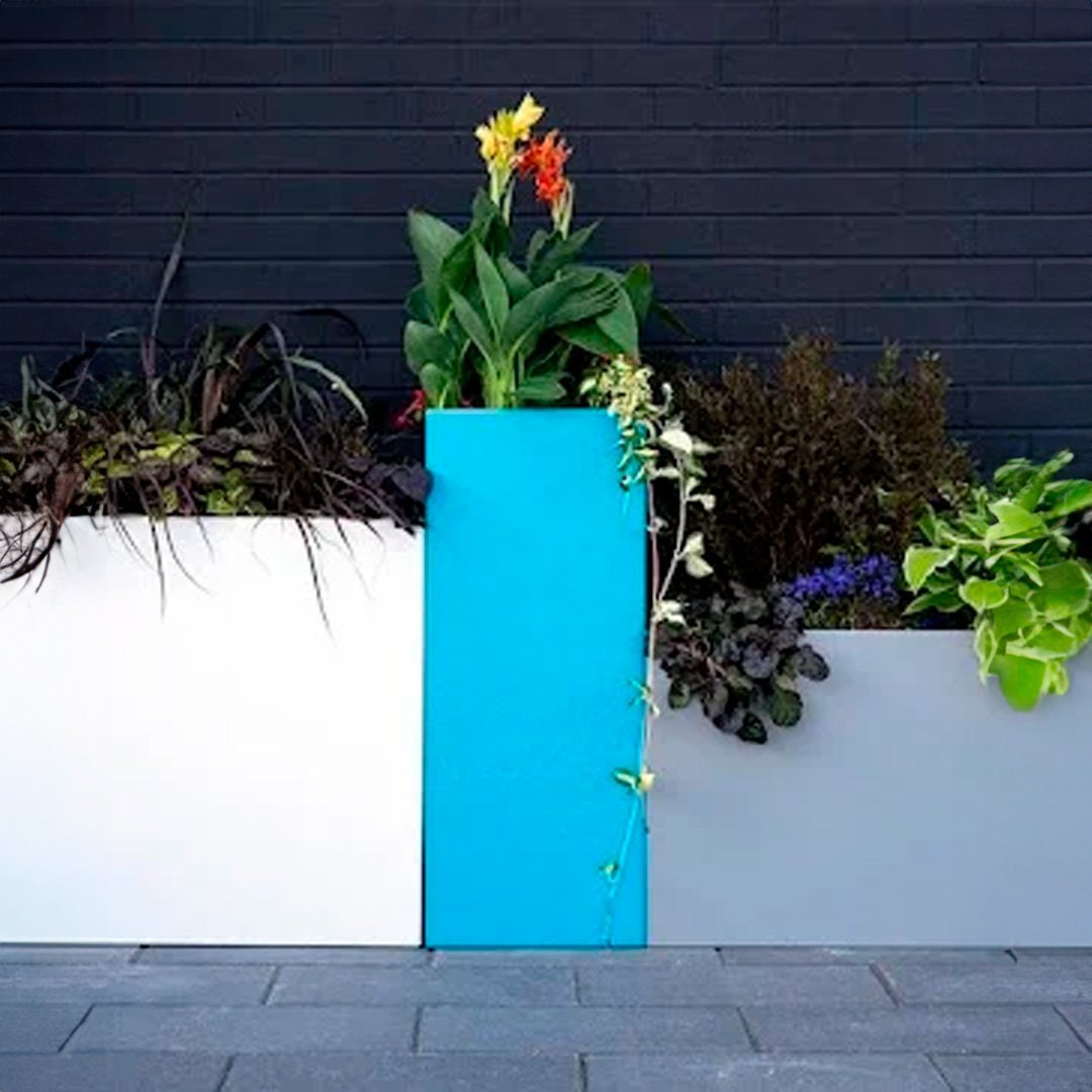 jardiniere plastic, mobilier urban/stradal din plastic. poliotilenă, HDPE